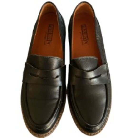 Pikolinos Aldaya Black Leather Loafer 37 - Picture 2 of 7
